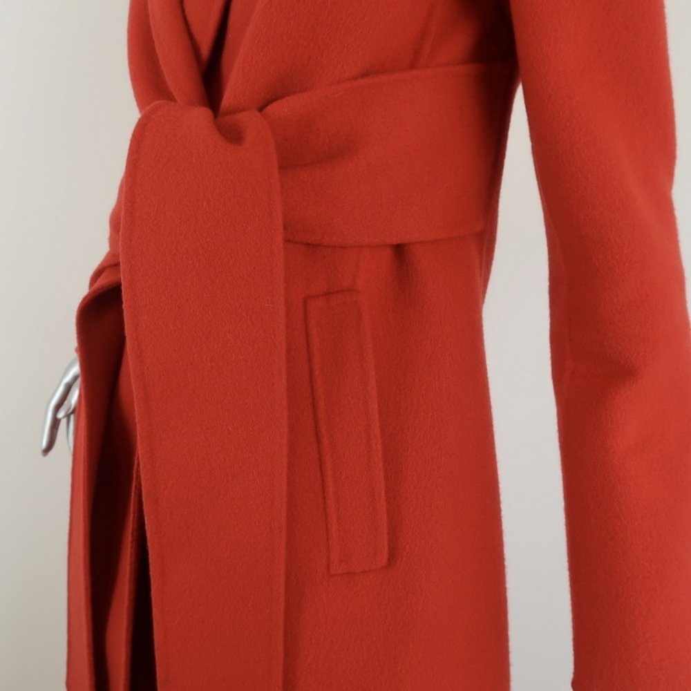 Bottega Veneta Cashmere Coat Terracotta Size 40 - Picture 2 of 8